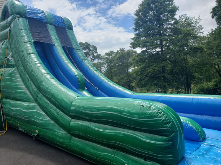 Big Green Marble Dry Slide Big Green Marble Dry Slide